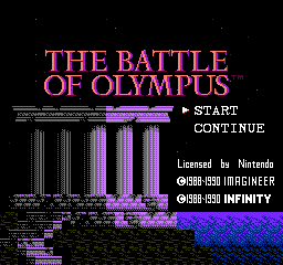 The battle of Olympus
